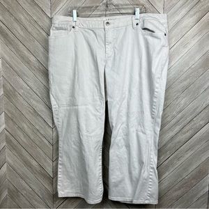 Apt 9 White denim jeans plus 20w